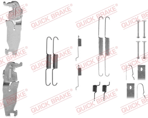 Accessory Kit, brake shoes